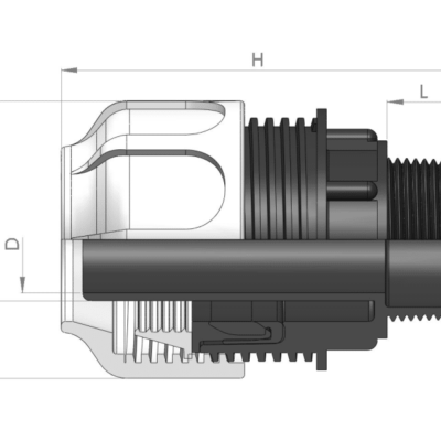 Bucchi BDFast® Schlauchverbinder mit Außengewinde PN 10