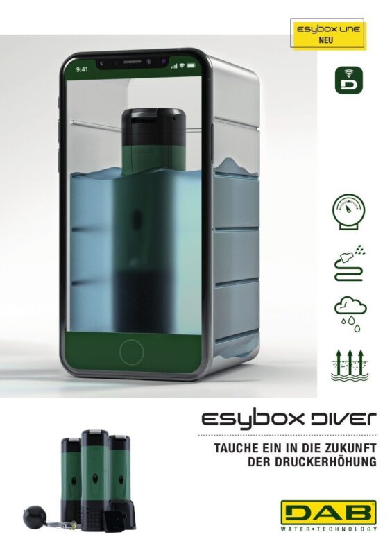 DAB E.sybox Diver intelligente elektrische Bewässerungspumpe
