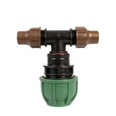 HYDRIFY Endstück PE Rohr auf T-Stück Tropfrohr 16mm Mikrobewässerung