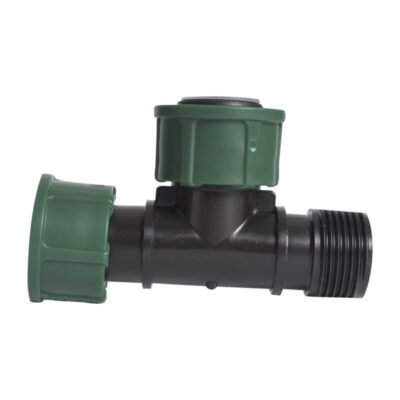 Irritec 1" T-Stück 2x Innengewinde 1x Außengewinde mit O-Dichtring