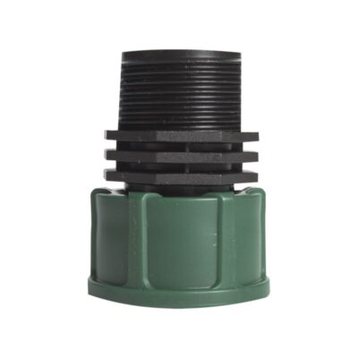 Irritec Verschraubung für 1 Zoll 25mm Ventilverteilung mit O-Dichtring 1x Innengewinde 1x Außengewinde