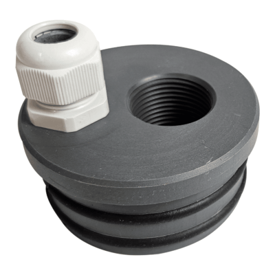 Klaas Einsteckbrunnenkopf Pvc 3 Dn 80 Rohrdurchmeser Mit Kabeldurchfuehrung