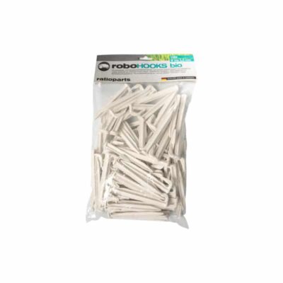 Ratioparts roboHooks bio kompostierbare Erdnägel für Mähroboterbegrenzungskabel 100 Stück