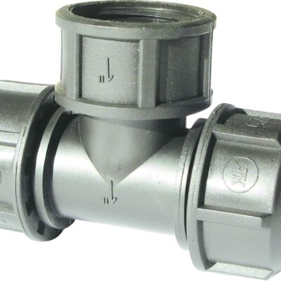 Palaplast ΑΠΚ T-Stück 1/2" Innengewinde Quick Lock für 16mm Tropfrohr und Mikrobewässerungsleitung