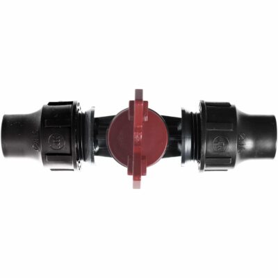 Palaplast ΑΠΚ Mini Kugelhahn Quick Lock für 16mm Tropfrohr und Mikrobewässerungsleitung