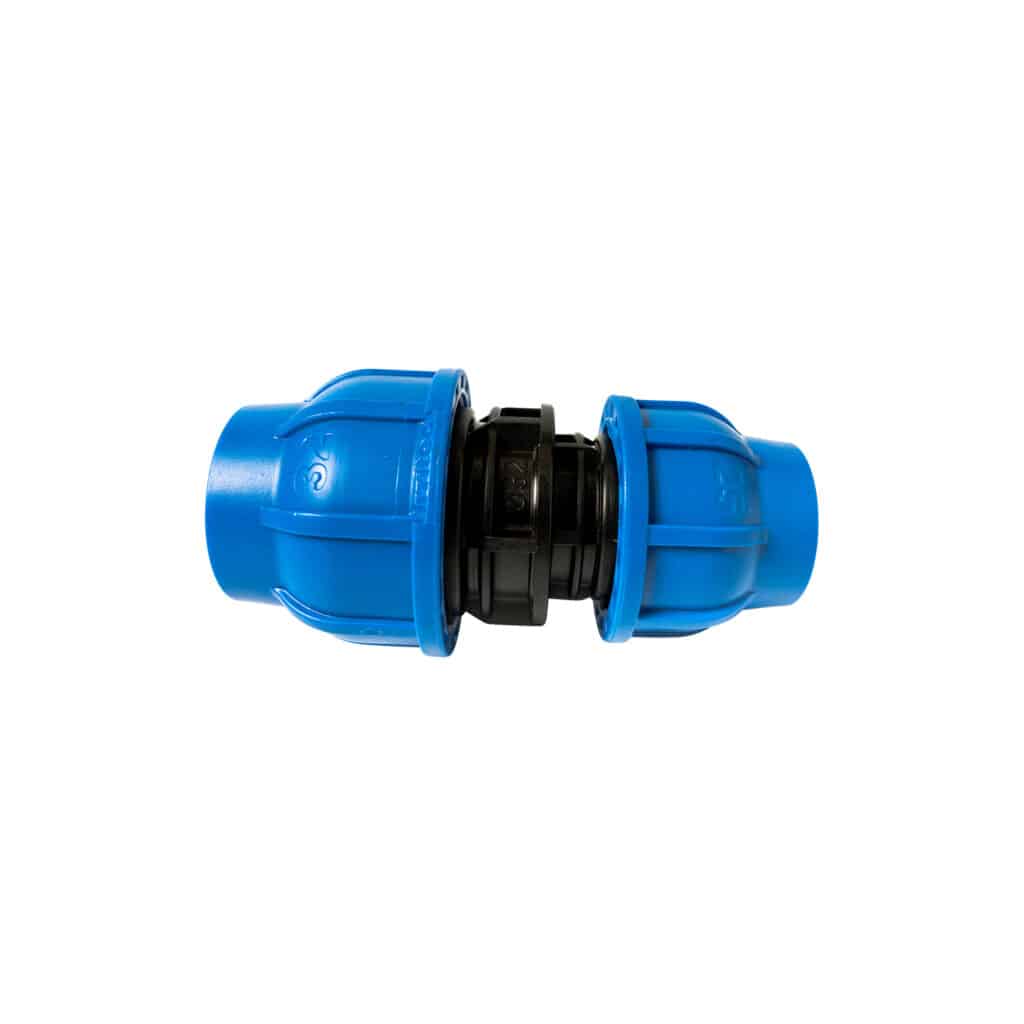 PP-Reduzierkupplung 20mm X 16 Mm DVGW – Klemmverbinder Für PE-Rohr, 16 Bar, Für Bewässerung & Garten