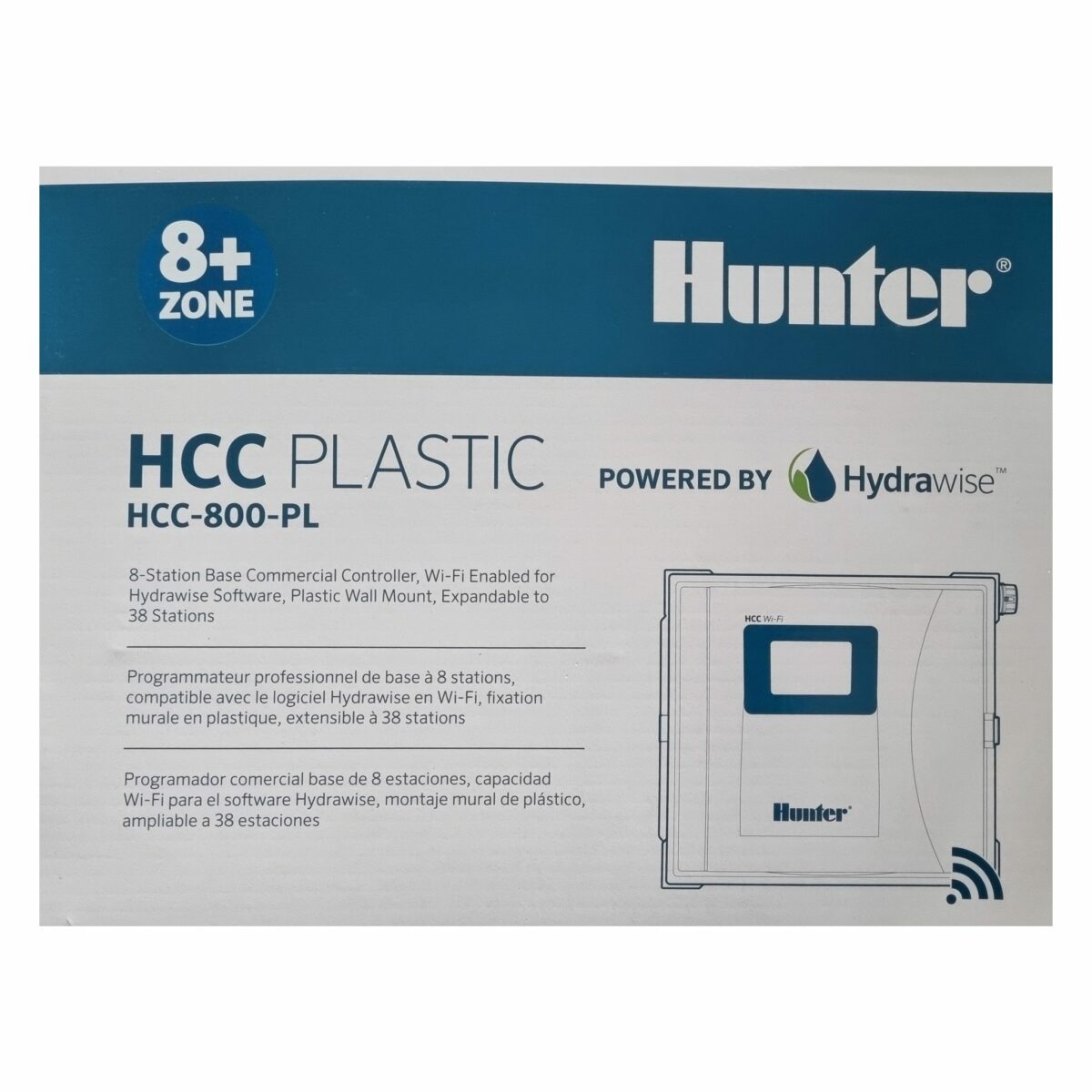 Hunter Steuergerät 8Station HCC Plastic HCC800PL mit Hydrawise