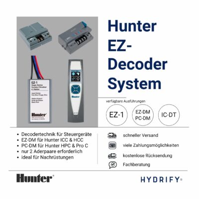 Hunter EZ Decoder System für HPC HCC ICC2 und Pro-C Steuergeräte