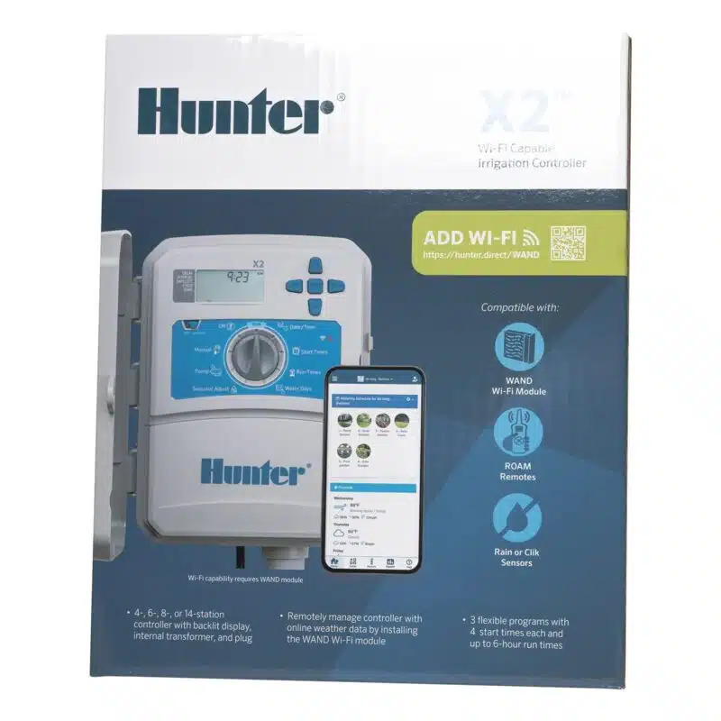 Hunter X2 Steuergerät Außenbereich 4-14 Zonen integriertes Netzteil