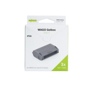 4x Wago Gelbox Größe 3 grau 207-1333 IPX8 ohne Verbindungsklemmen für Wago 221