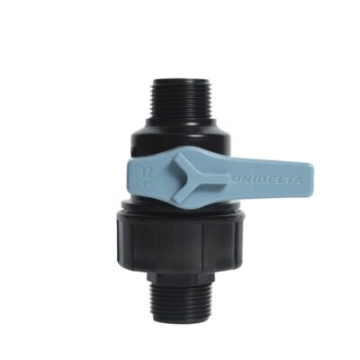 Unidelta PP Kugelhahn mit Außengewinden